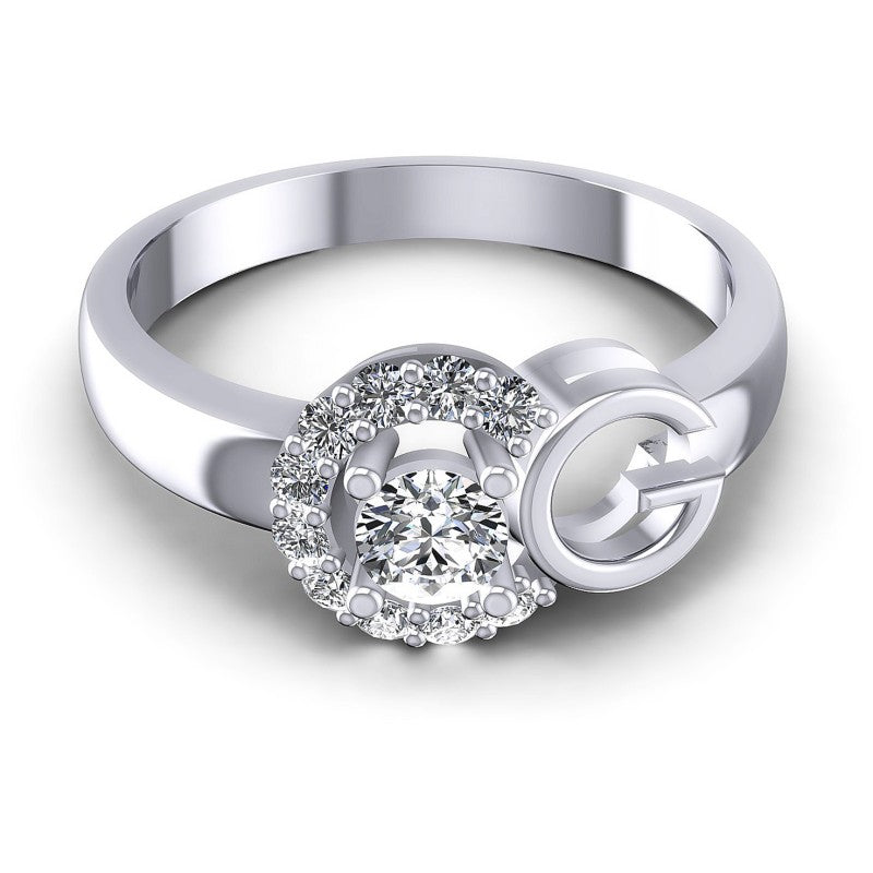 Round Diamonds 0.45CT Fashion Ring in 14KT Yellow Gold