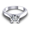 Round Diamonds 0.35CT Solitaire Ring in 14KT Yellow Gold
