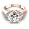 Round Diamonds 0.95CT Engagement Ring in 18KT Yellow Gold