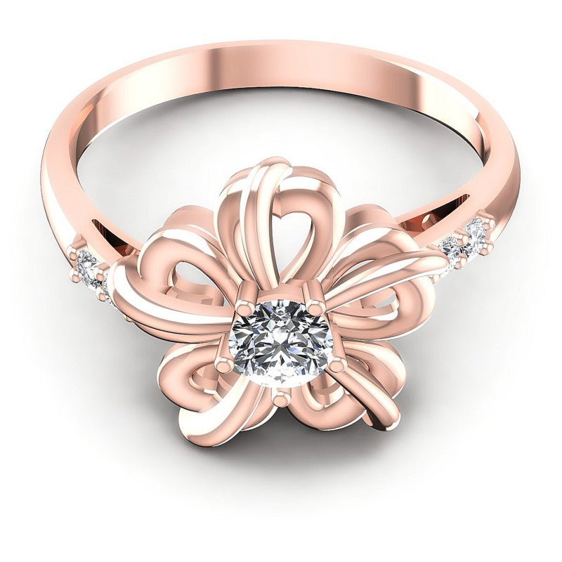 Round Cut Diamonds Fashion Ring in 18KT Yellow Gold