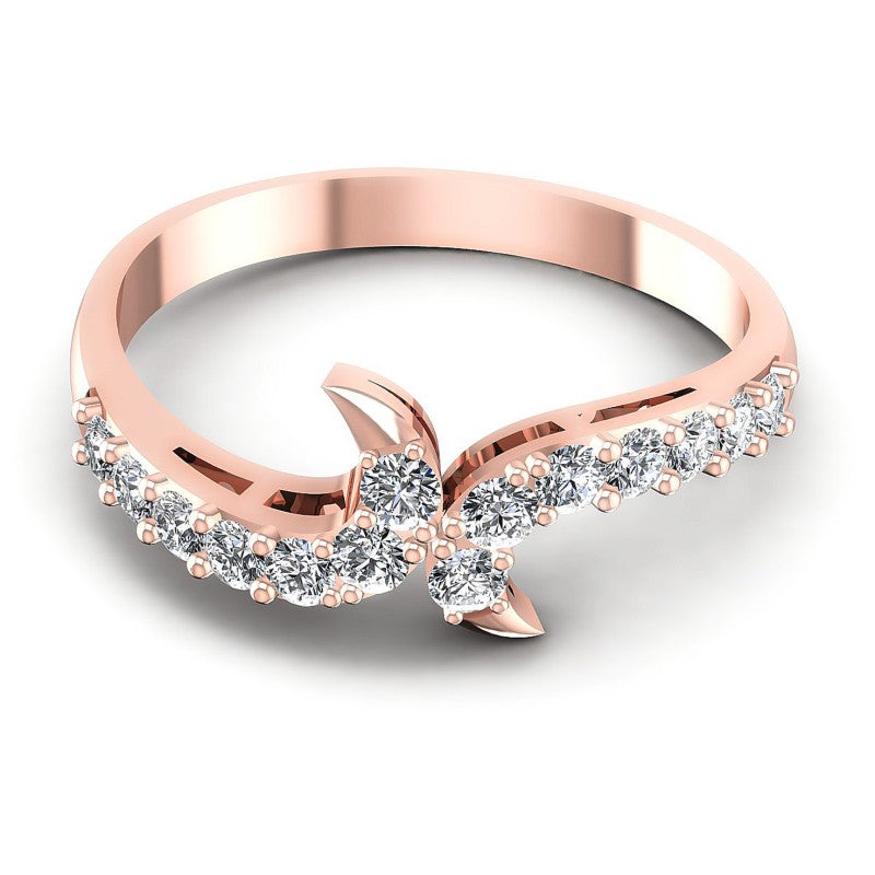 Round Diamonds 0.40CT Diamonds Wedding Band in 18KT Yellow Gold