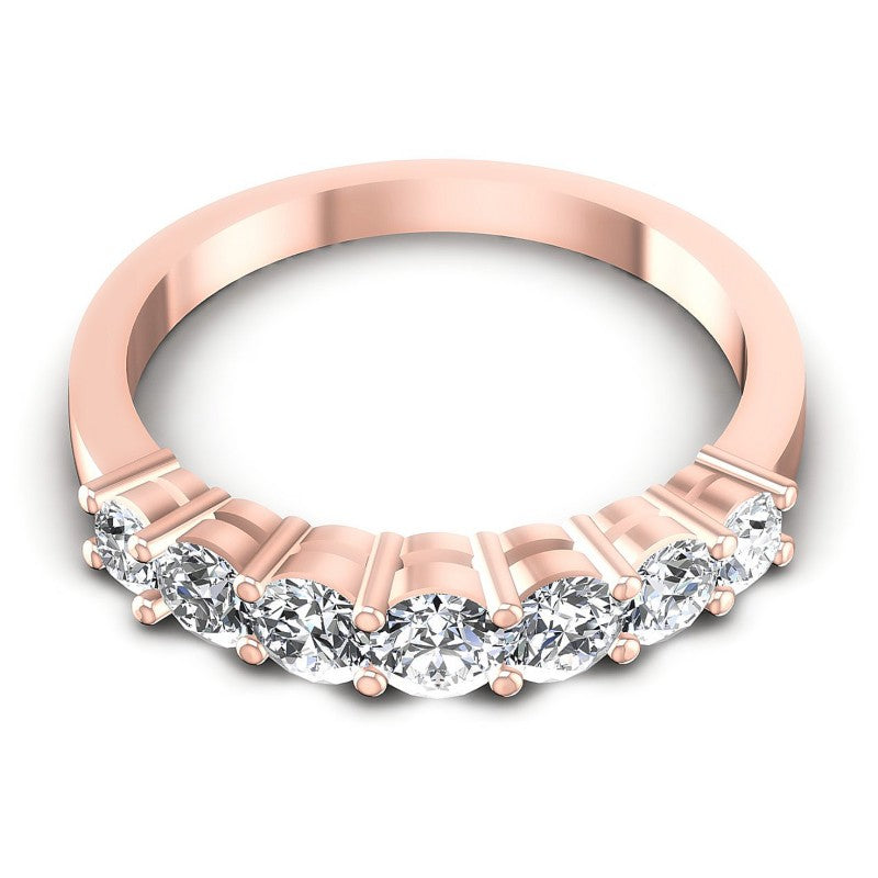 Round Diamonds 0.90CT Diamonds Wedding Band in 18KT Yellow Gold