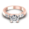 Round Diamonds 0.70CT Engagement Ring in 18KT Yellow Gold