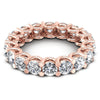 Round Diamonds 4.00CT Eternity Ring in 18KT Yellow Gold