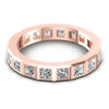 Princess Diamonds 2.10CT Eternity Ring in 18KT Yellow Gold