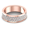 Round Diamonds 1.85CT Eternity Ring in 18KT Yellow Gold