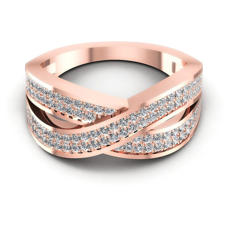 Round Diamonds 0.70CT Diamonds Wedding Band in 18KT Yellow Gold