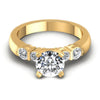Round Diamonds 0.70CT Engagement Ring in 14KT Yellow Gold