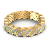 Round Diamonds 0.55CT Eternity Ring in 14KT Yellow Gold