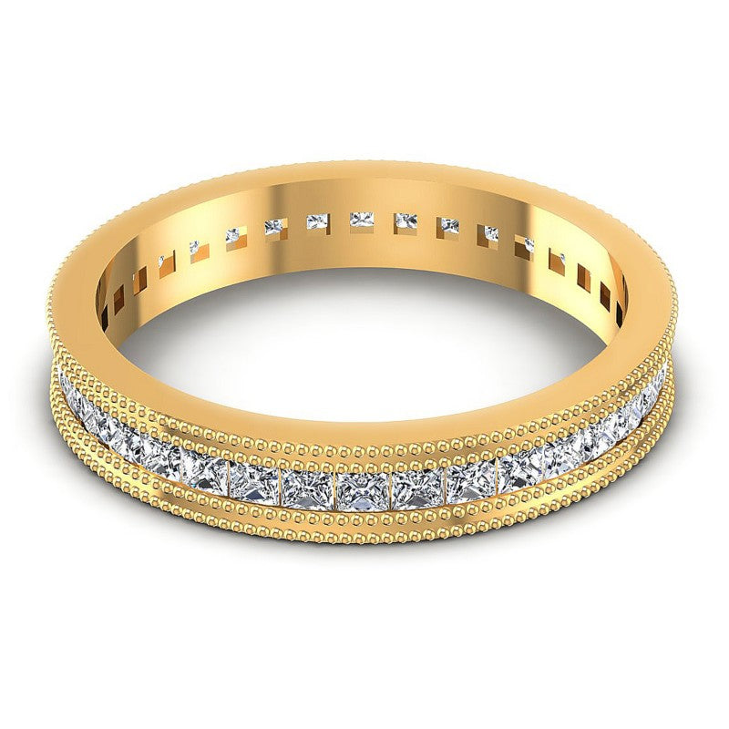 Princess Diamonds 1.05CT Eternity Ring in 14KT Yellow Gold