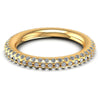 Round Diamonds 0.50CT Eternity Ring in 14KT Yellow Gold