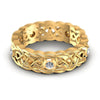 Round Diamonds 0.30CT Eternity Ring in 14KT Yellow Gold