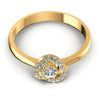 Round Diamonds 0.30CT Fashion Ring in 14KT Yellow Gold