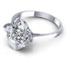0.45CT Princess And Round  Cut Diamonds Engagement Rings