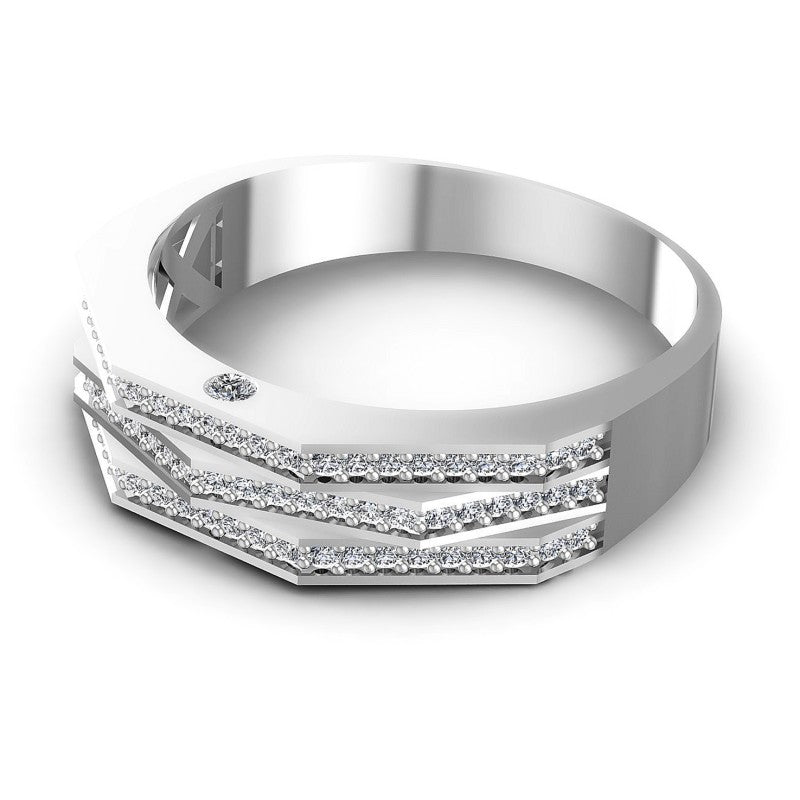 Magnificent Round Diamonds 0.45CT Diamonds Wedding Band