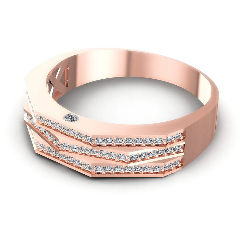 Magnificent Round Diamonds 0.45CT Diamonds Wedding Band