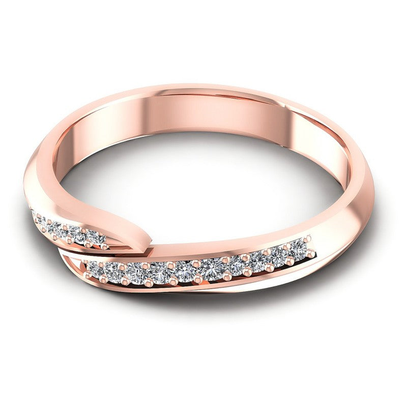 Exquisite Round Diamonds 0.30CT Diamonds Wedding Band