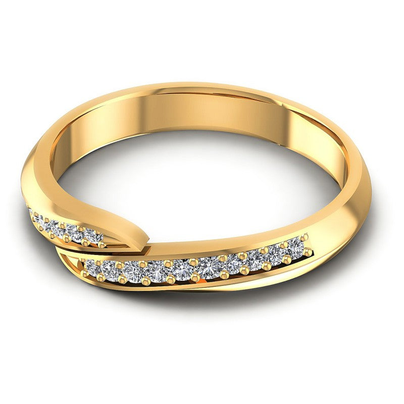 Exquisite Round Diamonds 0.30CT Diamonds Wedding Band