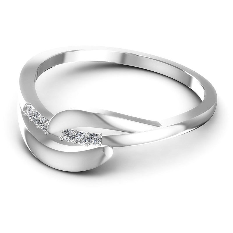 Distinctive Round Diamonds 0.10CT Diamonds Wedding Band