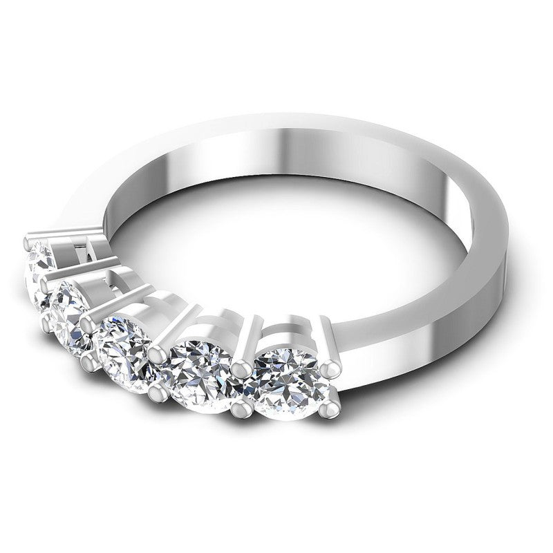 Magnificent Round Diamonds 0.95CT Diamonds Wedding Band