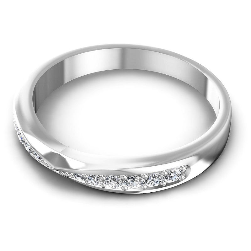 Stunning Round Diamonds 0.30CT Diamonds Wedding Band