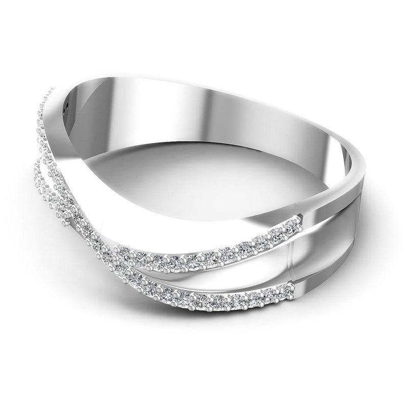 Round Diamonds 0.30CT Diamonds Wedding Band in 14KT Rose Gold