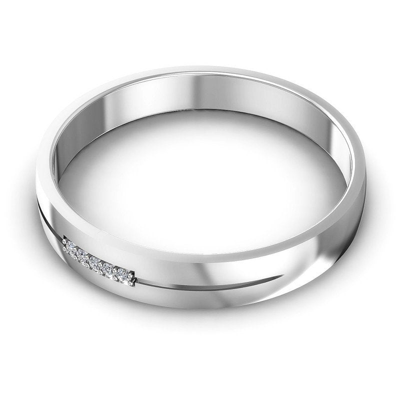 Timeless Round Diamonds 0.05CT Diamonds Wedding Band