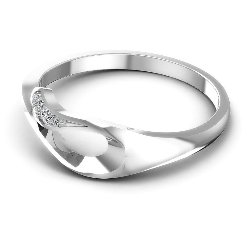 Magnificent Round Diamonds 0.15CT Diamonds Wedding Band