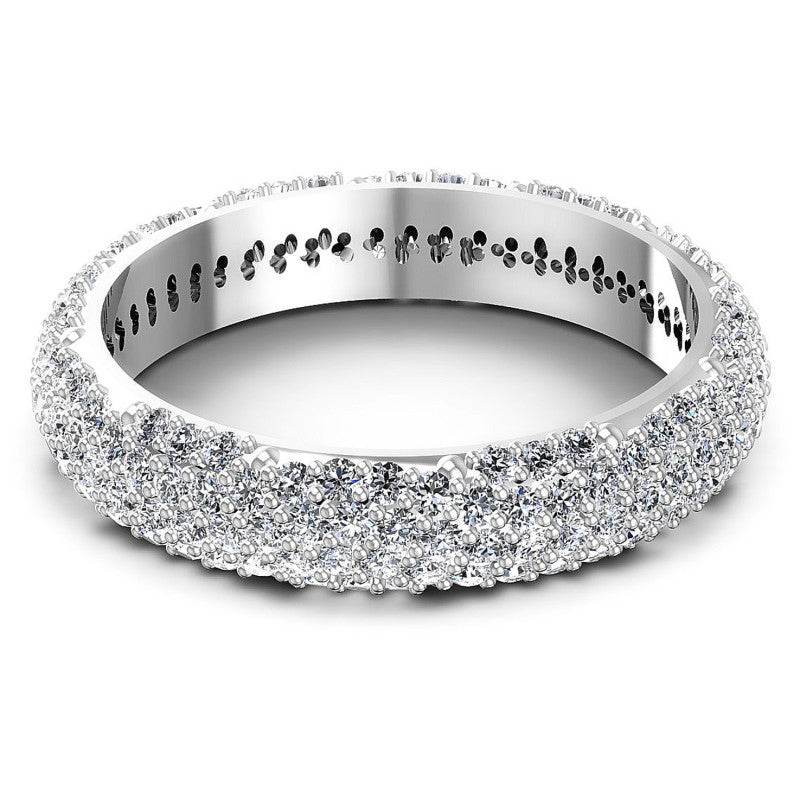 Exceptional Round Diamonds 1.25CT Eternity Ring