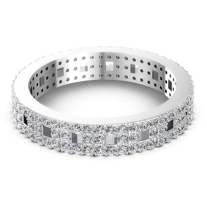 Incredible Round Diamonds 0.80CT Eternity Ring