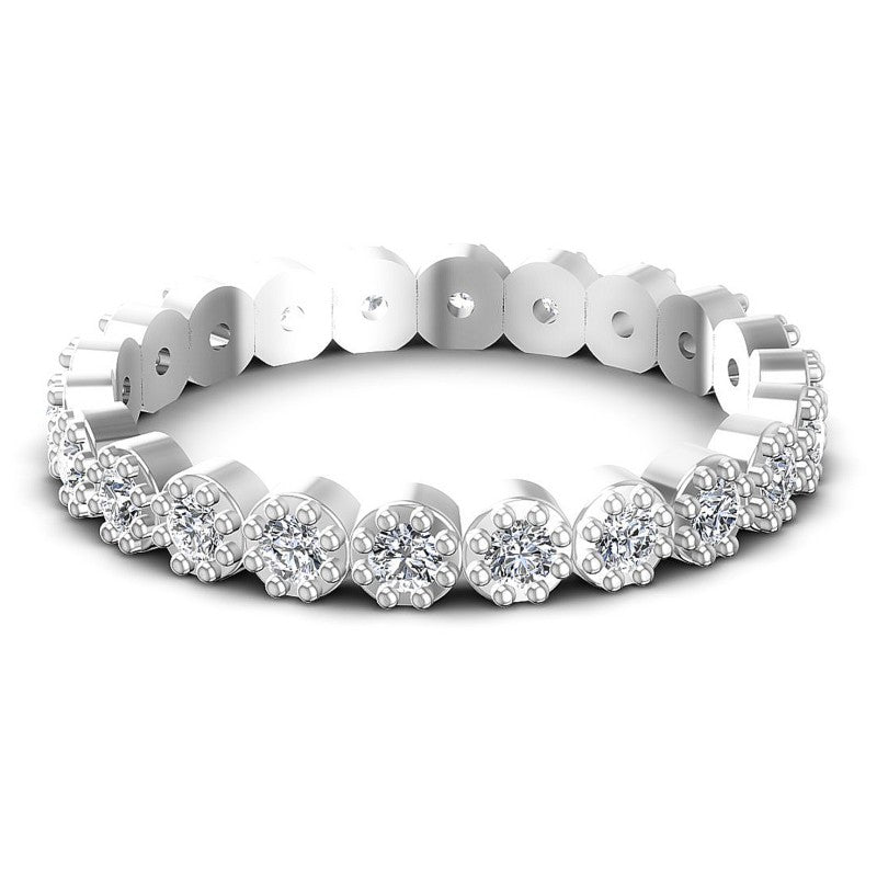 Magnificent Round Diamonds 0.50CT Eternity Ring