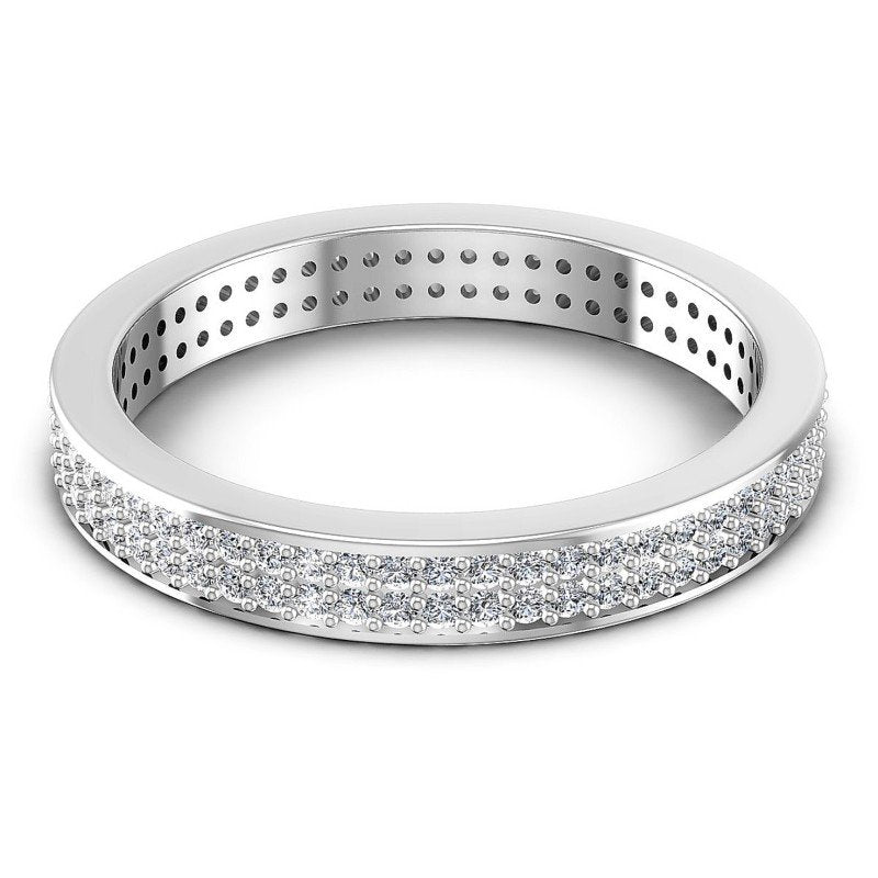 Precious Round Diamonds 0.75CT Eternity Ring