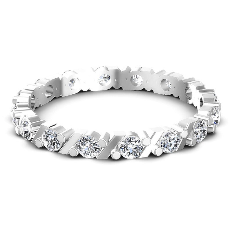 Distinctive Round Diamonds 0.50CT Eternity Ring
