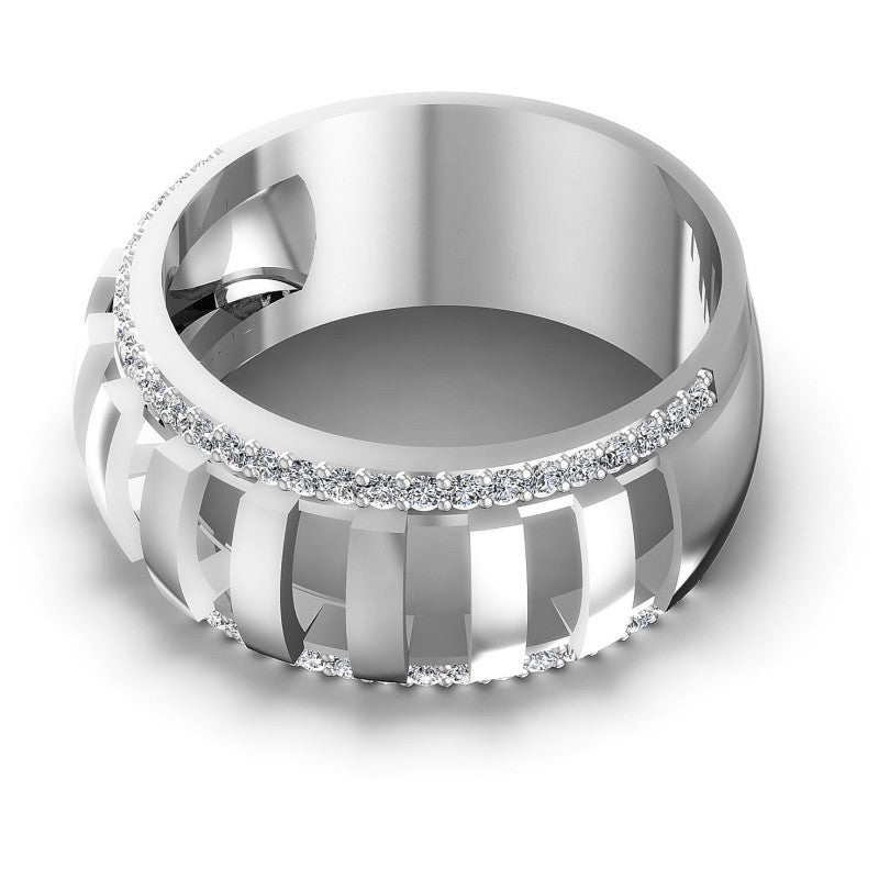 Distinctive Round Diamonds 0.45CT Diamonds Wedding Band