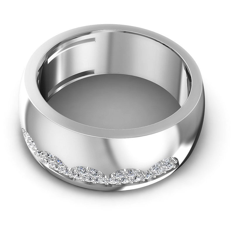 Stunning Round Diamonds 0.45CT Diamonds Wedding Band