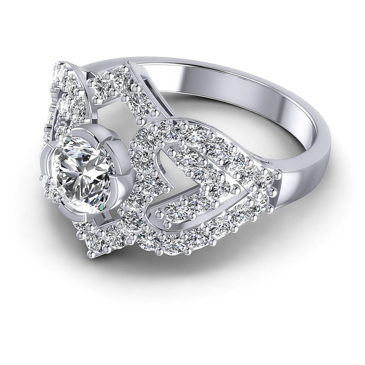1.20CT Round Cut Diamonds Engagement Rings