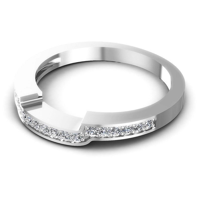 Brilliant Round Diamonds 0.20CT Diamonds Wedding Band