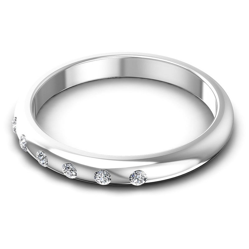 Astonishing Round Diamonds 0.10CT Diamonds Wedding Band