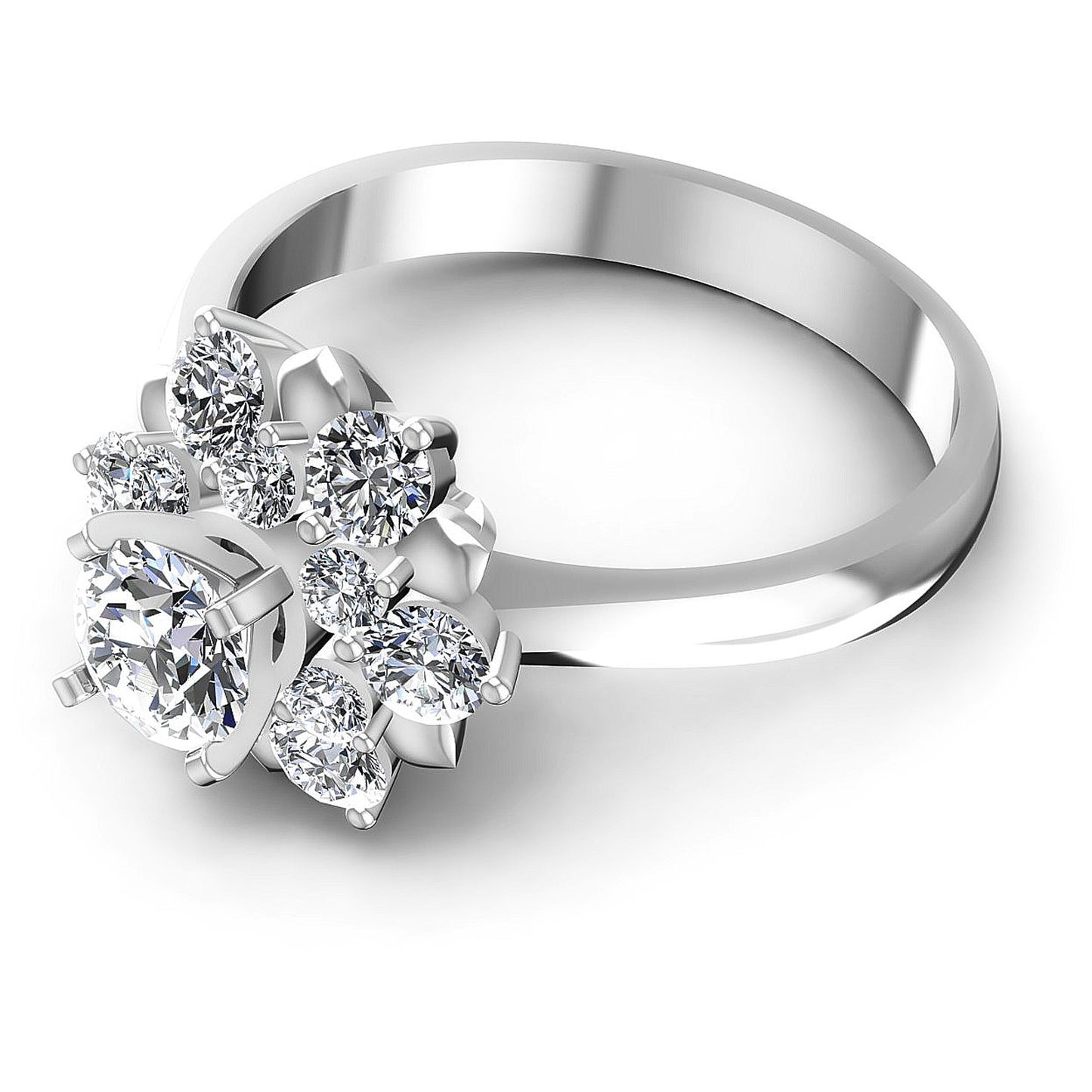 1.15CT Round Cut Diamonds Engagement Rings