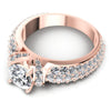 Round Diamonds 1.35CT Engagement Ring in 18KT Rose Gold