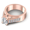 Round Diamonds 0.75CT Engagement Ring in 18KT Rose Gold