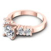 Round Diamonds 1.00CT Engagement Ring in 18KT Rose Gold
