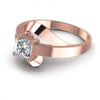 Princess Diamonds 0.35CT Solitaire Ring in 18KT Rose Gold