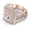 Round Diamonds 1.65CT Halo Ring in 18KT Rose Gold