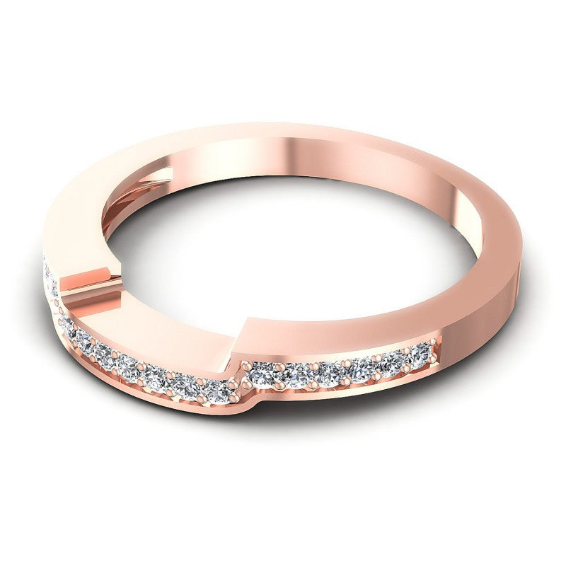 Brilliant Round Diamonds 0.20CT Diamonds Wedding Band