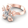 Round Diamonds 0.50CT Fashion Ring in 18KT Rose Gold