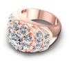 Round Diamonds 3.15CT Fashion Ring in 18KT Rose Gold
