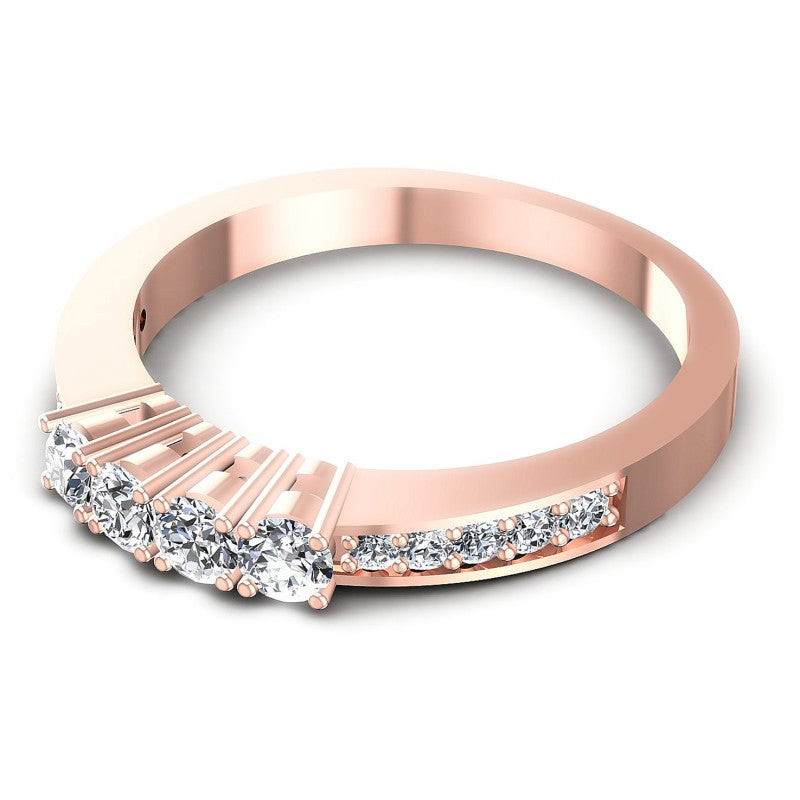 Superb Round Diamonds 0.60CT Diamonds Wedding Band
