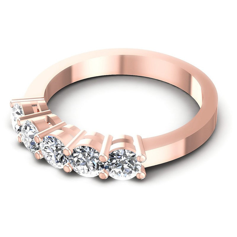 Magnificent Round Diamonds 0.95CT Diamonds Wedding Band