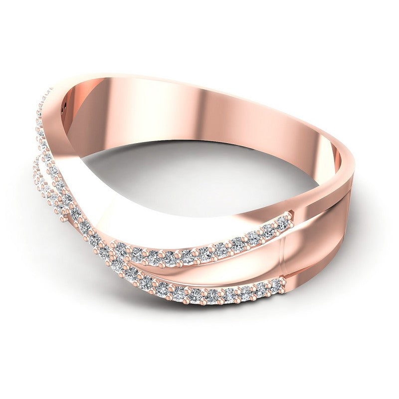 Original Round Diamonds 0.30CT Diamonds Wedding Band